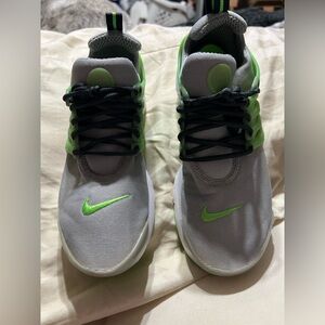 Nike Light Gray and Neon Green Athletic Shoes